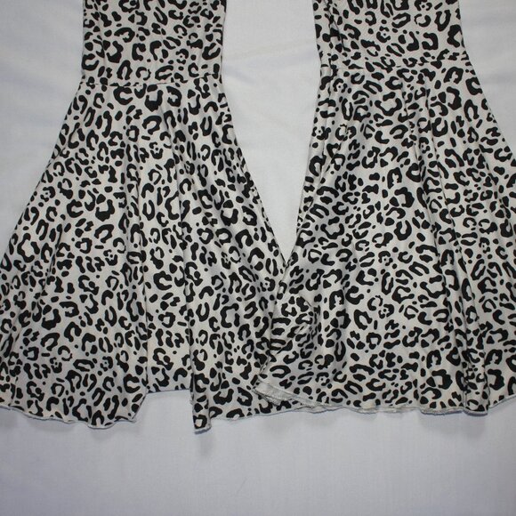 Girls Cheetah Print Flare Leg Pants 22 X 29 Missing Tag - Picture 7 of 8
